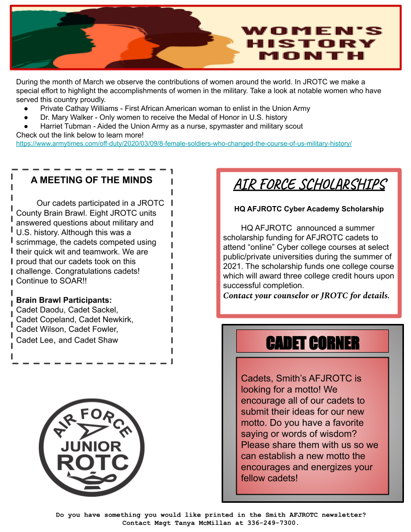 March/April Newsletter